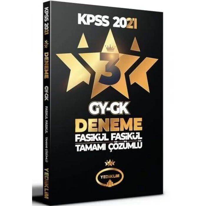 YEDİİKLİM KPSS 2021 3 YILDIZ FASİKÜL DENEME