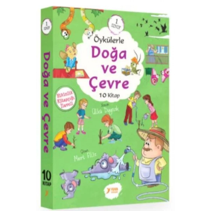 YUVA 1.SINIF ÖYKÜLERLE DOĞA VE ÇEVRE 10 KİTAP