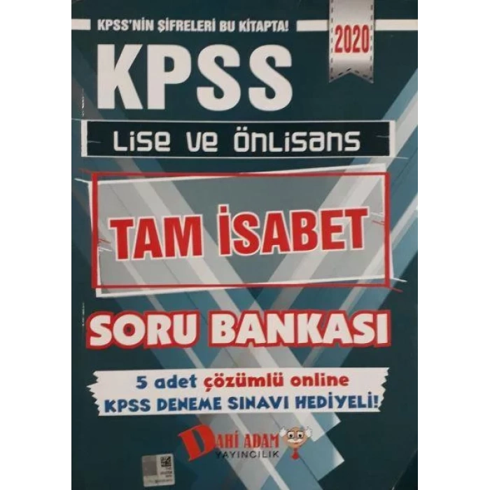 DAHİADAM KPSS ÖNLİSANS TAM İSABET SORU BANKASI