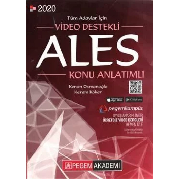 PEGEM ALES KONU ANLATIMLI 2020