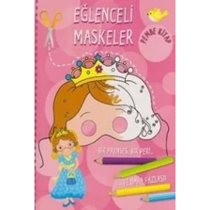 EĞLENCELİ MASKELER PEMBE KİTAP - PARILTI
