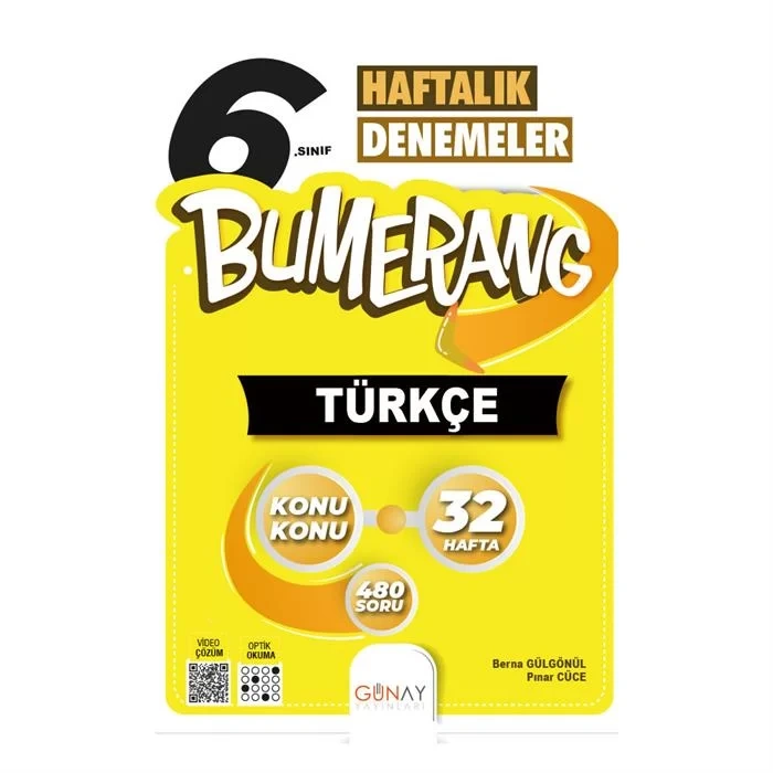 GÜNAY 6.SINIF BUMERANG TÜRKÇE DENEME 32 HAFTA