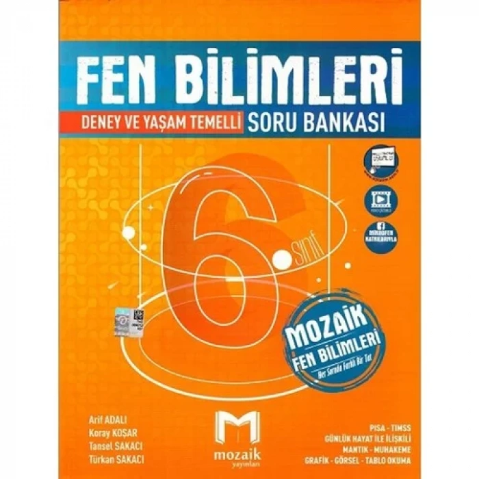 MOZAİK 6.SINIF FEN BİLİMLERİ  SORU BANKASI