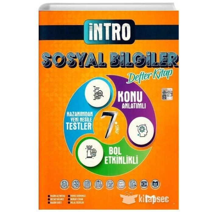 MOZAİK 7.SINIF İNTRO DEFTER SOSYAL BİLG. SORU BANKASI