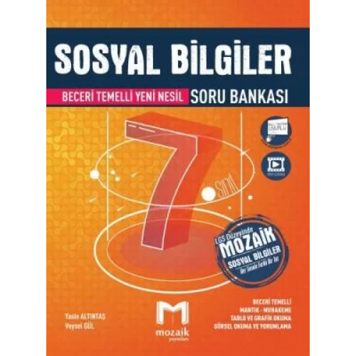 MOZAİK 7.SINIF SOSYAL BİLGİLER  SORU BANKASI