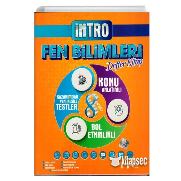 MOZAİK 8.SINIF İNTRO DEFTER FEN BİLM.  SORU BANKASI