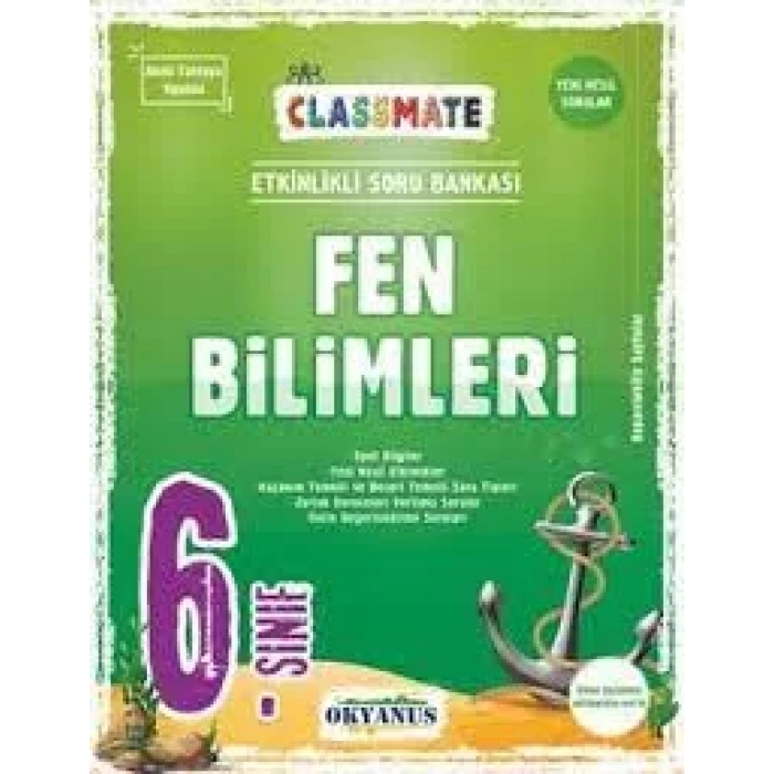 OKYANUS 6.Sınıf Classmate Fen Bilimleri Soru Bankası