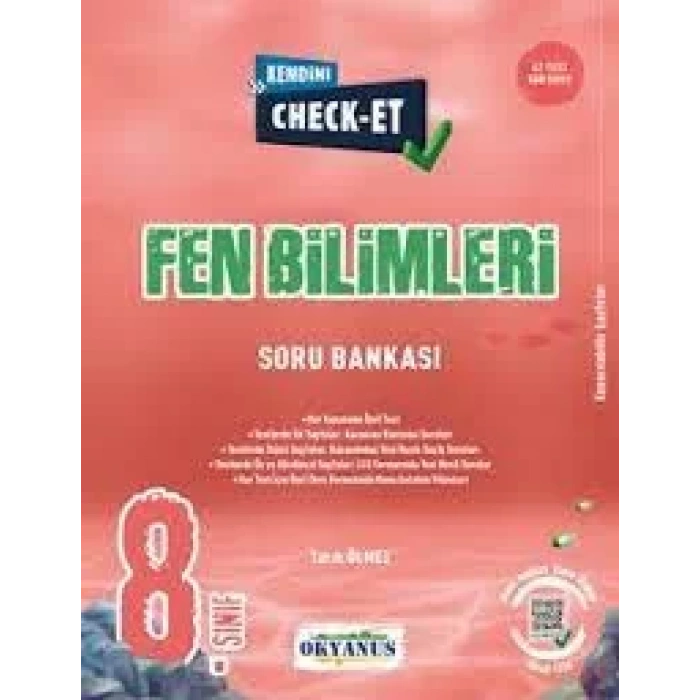 OKYANUS 8.Sınıf Kendini Check - Et Fen Bilimleri Tekrar Testleri