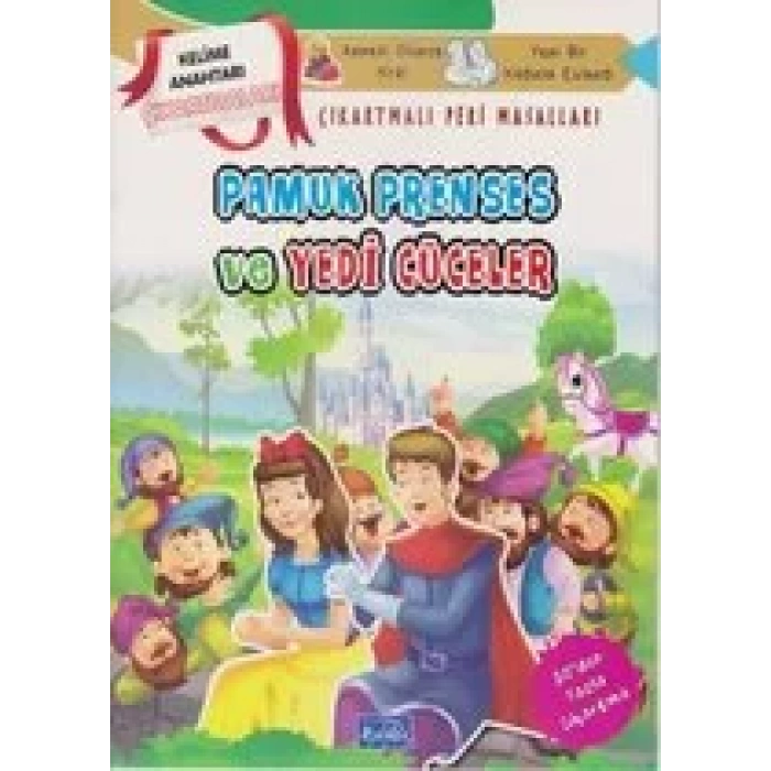 PAMUK PRENSES VE YEDİ CÜCELER KELİME ANAHTARI ÇIK.