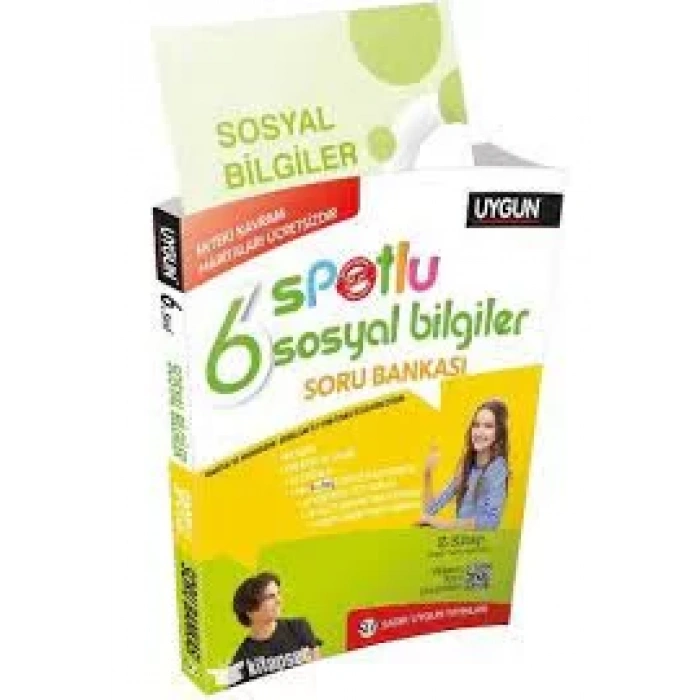 SADIK UYGUN 6.SINIF YENİ SPOTLU SOSYAL BİLGİLER SORU BANKASI + KAVRAM HARİTALARI