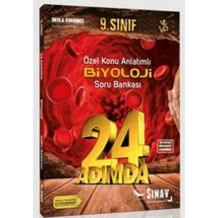 SINAV 9.SINIF BİYOLOJİ 24 ADIMDA SORU BANKASI