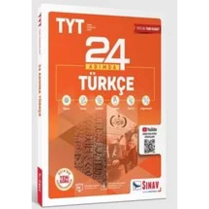 SINAV TYT TÜRKÇE 24 ADIMDA KONU ANLATIMLI SORU