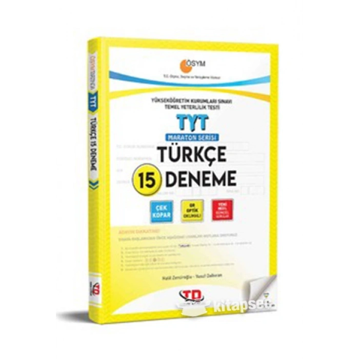 TANDEM TYT MARATON SERİSİ TÜRKÇE DENEME