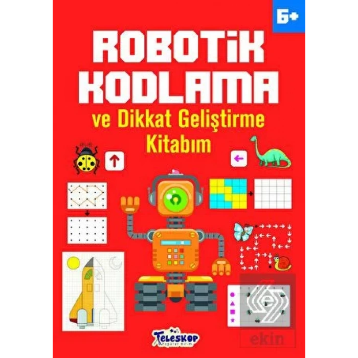 TELESKOP ROBOTİK KODLAMA VE DİKKAT GELİŞTİRME KİTABIM 6+