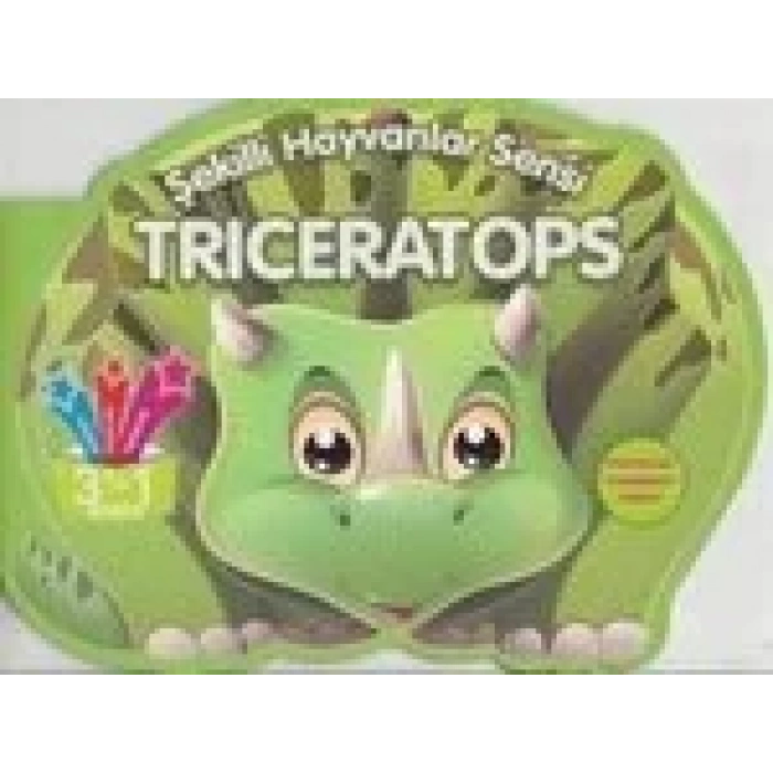 TRICERATOPS ŞEKİLLİ HAYVANLAR SERİSİ - PARILTI