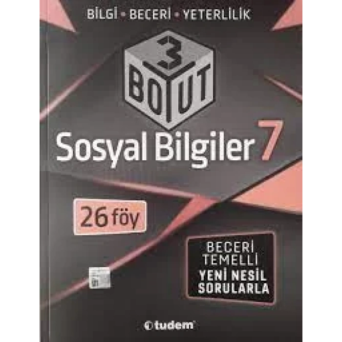 TUDEM 7.SINIF 3D SOSYAL BİLGİLER KONU ANLATIMLI