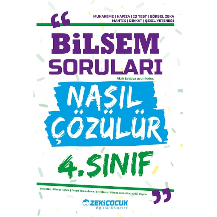 ZEKİ ÇOCUK 4.SINIF BİLSEM SORULARI NASIL ÇÖZÜLÜR