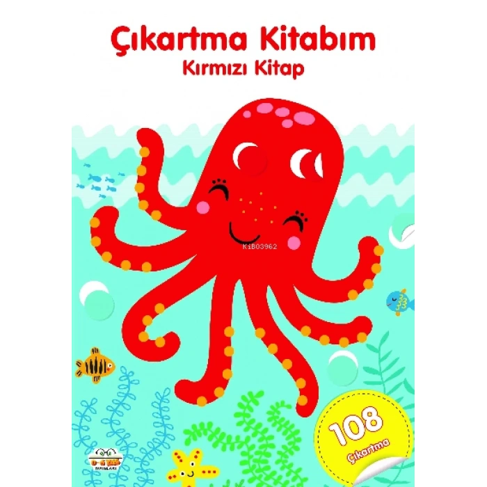 0-6 YAŞ ÇIKARTMA KİTABIM KIRMIZI