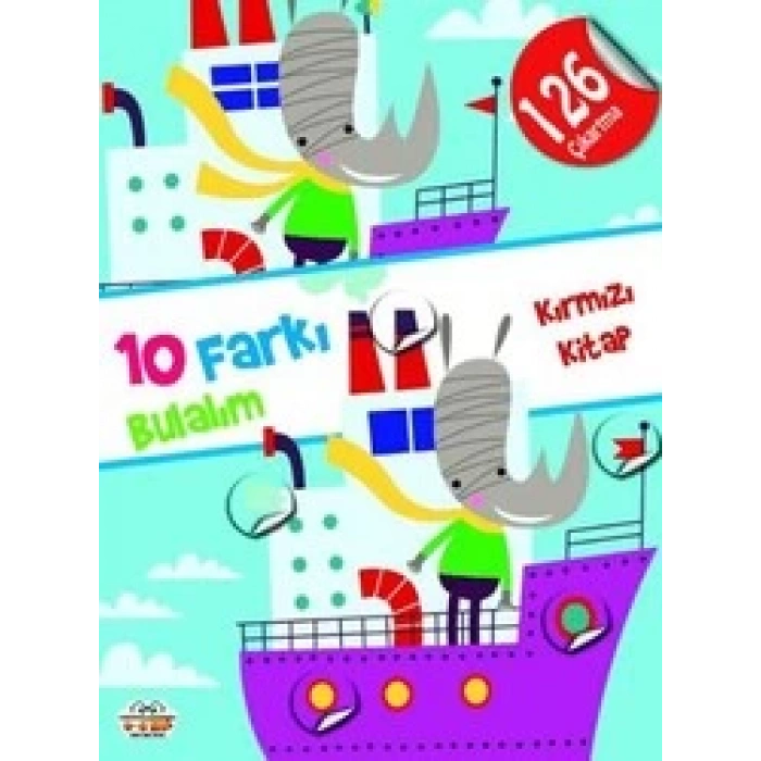 10 FARKI BULALIM KIRMIZI KİTAP - 0-6YAŞ YAYINLARI