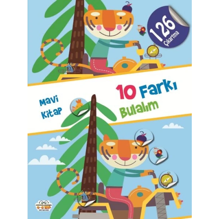 10 FARKI BULALIM MAVİ KİTAP - 0-6YAŞ YAYINLARI