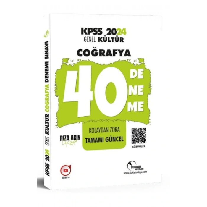 DOKTRİN KPSS COĞRAFYA 40 DENEME