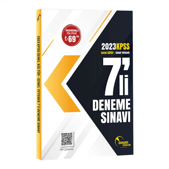 DOKTRİN KPSS GENEL KÜLTÜR YETENEK 7 Lİ DENEME SINAVI