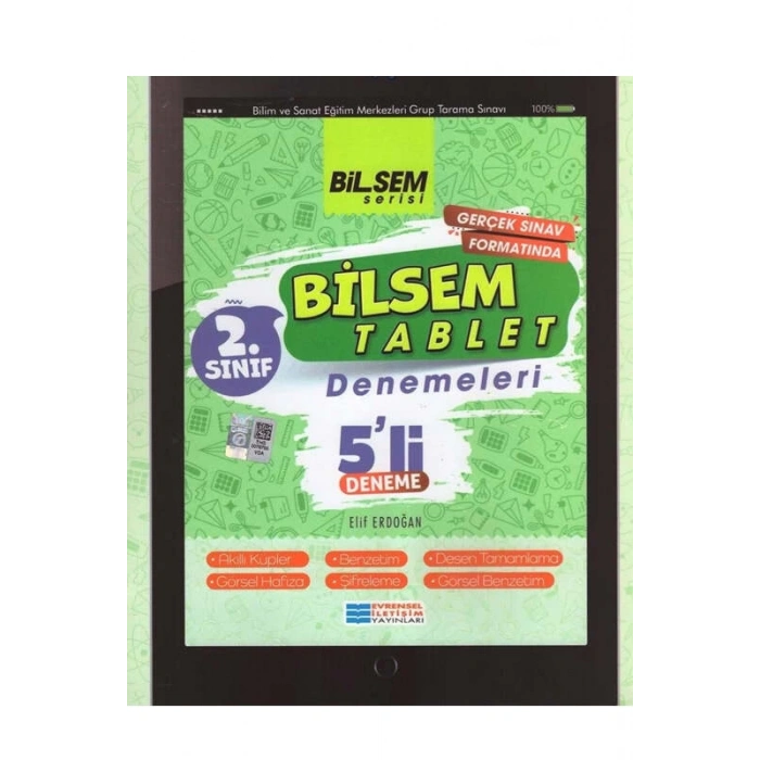 EVRENSEL 2.SINIF BİLSEM TABLET 5 Lİ DENEME