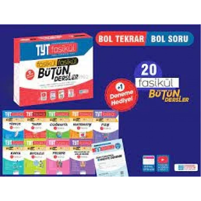 EVRENSEL TYT FASİKÜL TÜM DERSLER (KUTULU)