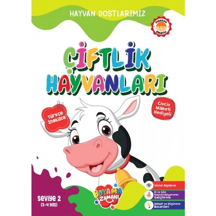 Hayvan Dostlarımız Çiftlik Hayvanları - Seviye 2 (3-4 Yaş) - KOLONİ