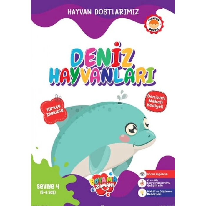 Hayvan Dostlarımız Deniz Hayvanları - Seviye 4 (5-6 Yaş) - KOLONİ