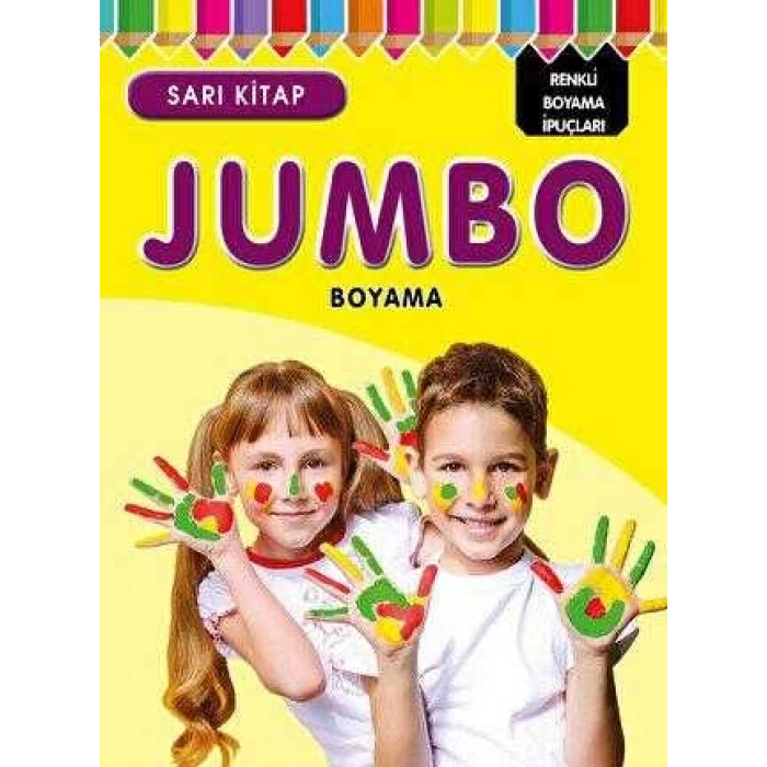 JUMBO BOYAMA SARI KİTAP - PARILTI