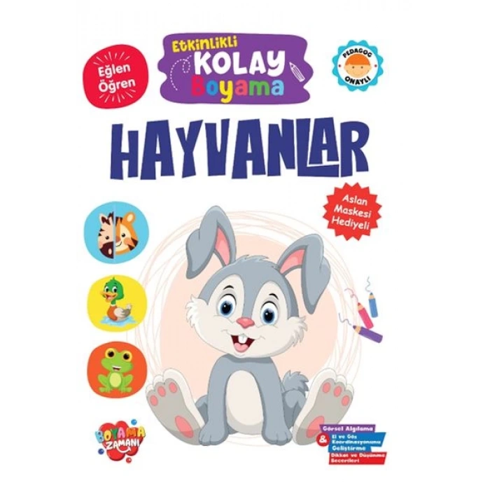 KOLONİ Etkinlikli Kolay Boyama – Hayvanlar