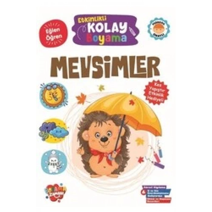 KOLONİ Etkinlikli Kolay Boyama - Mevsimler