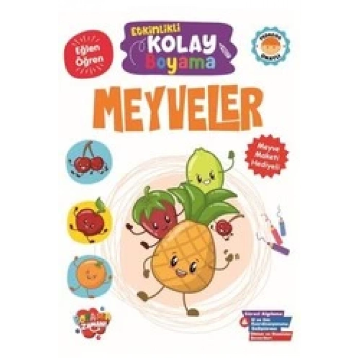 KOLONİ Etkinlikli Kolay Boyama - Meyveler