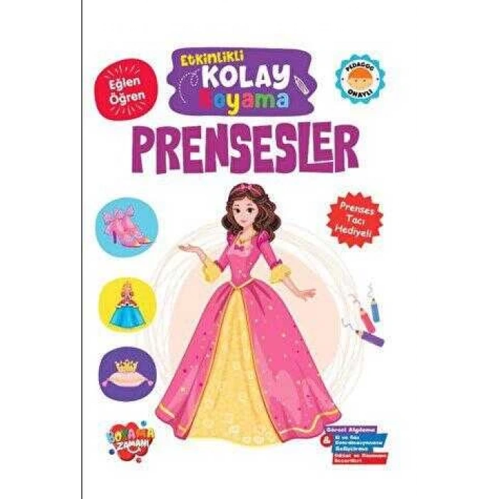 KOLONİ Etkinlikli Kolay Boyama – Prensesler