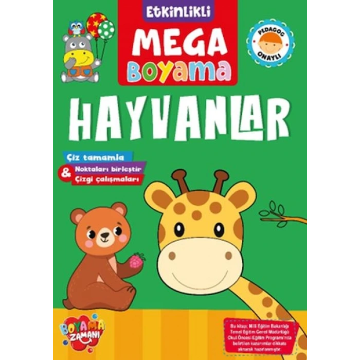 KOLONİ Etkinlikli Mega Boyama - Hayvanlar
