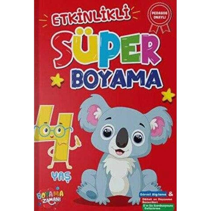 KOLONİ Etkinlikli Süper Boyama 4 Yaş