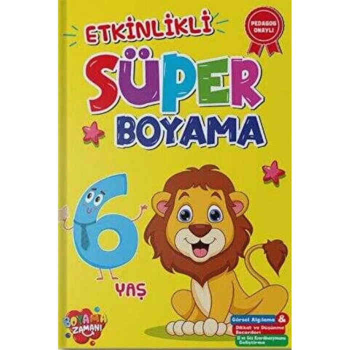 KOLONİ Etkinlikli Süper Boyama 6 Yaş