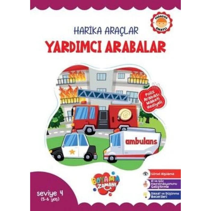 KOLONİ Harika Araçlar – Yardımcı Arabalar Seviye 4 5 6 Yaş