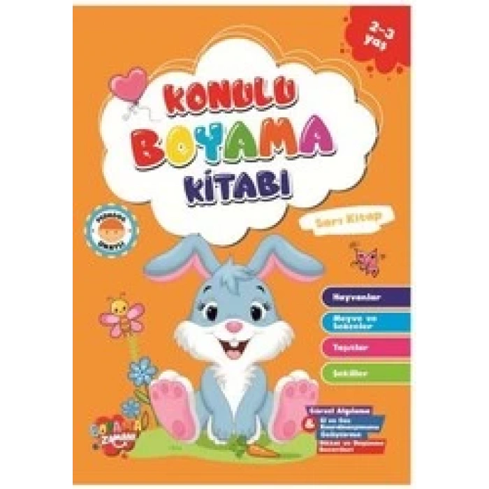 KOLONİ Konulu Boyama - Sarı Kitap (2-3 Yaş)