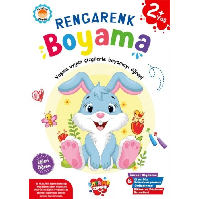 KOLONİ Rengarenk Boyama 2 Yaş