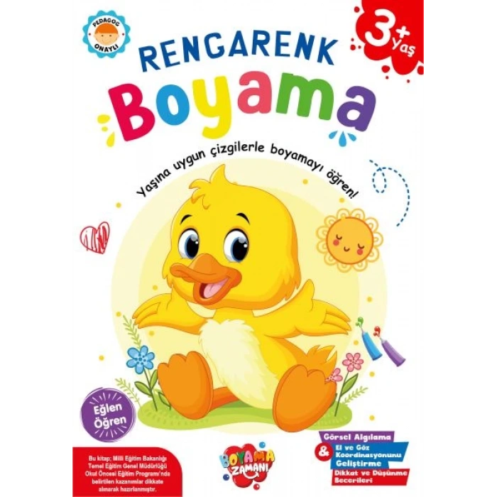 KOLONİ Rengarenk Boyama 3 Yaş