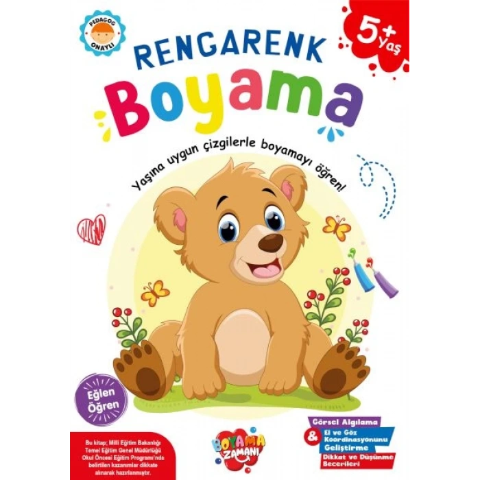 KOLONİ Rengarenk Boyama 5 Yaş