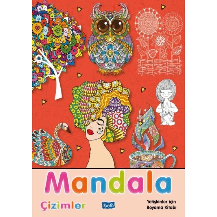MANDALA-YETİŞKİNLER İÇİN-ÇİZİMLER - PARILTI YAYINCILIK