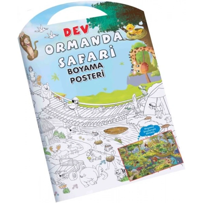 ORMANDA SAFARİ - DEV BOYAMA POSTERİ -