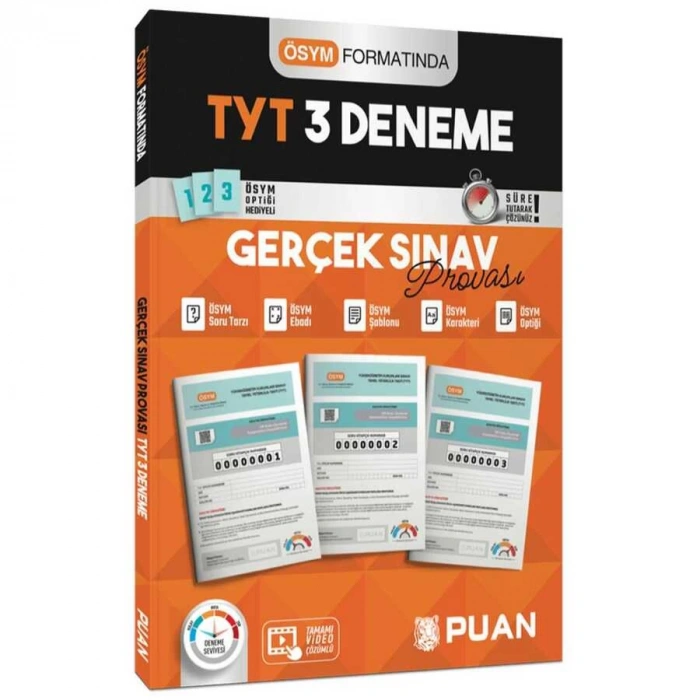 PUAN TYT 3 DENEME