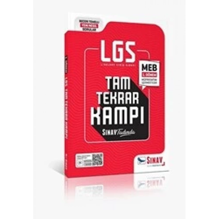 SINAV 8.SINIF 1.DÖNEM TAM TEKRAR KAMP KİTABI