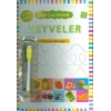 MEYVELER 4+ ÇIKARTMALI ÇİZ SİL YAPIŞTIR - KUKLA
