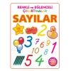 SAYILAR RENKLİ EĞLENCELİ ÇIKARTMALAR - PARILTI