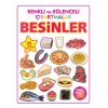 BESİNLER RENKLİ EĞLENCELİ ÇIKARTMALAR - PARILTI